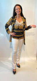 Top and blouse/set